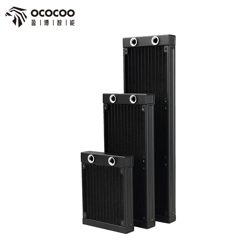 Водяной радиатор OCOCOO полностью алюминиевый для водяного охлаждения 120 240 360 мм