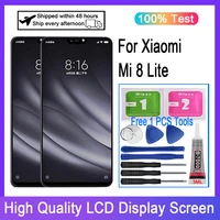 original for xiaomi mi 8 lite lcd display touch screen digitizer for xiaomi mi8 lite lcd replacement