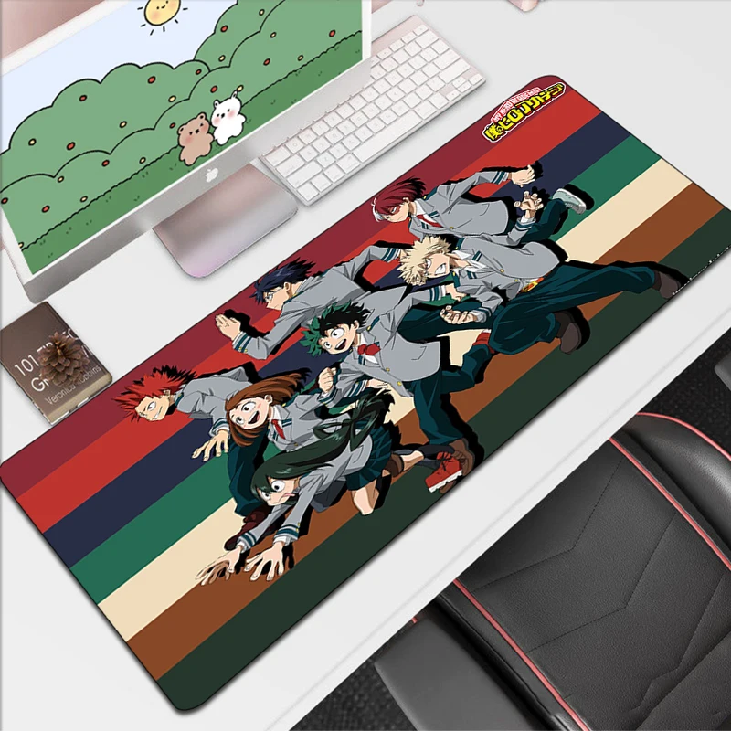 

Mousepad Pc Gamer Cabinet My Hero Academia Large Mouse Pad Anime Gaming Accessories Keyboard Desk Mat Computer Table Xxl 900x400