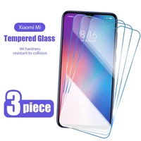 3pcs 9h hd not full cover transparent tempered glass for xiaomi mi 8 10 11 lite mi 6 8 9 se front glass screen protector