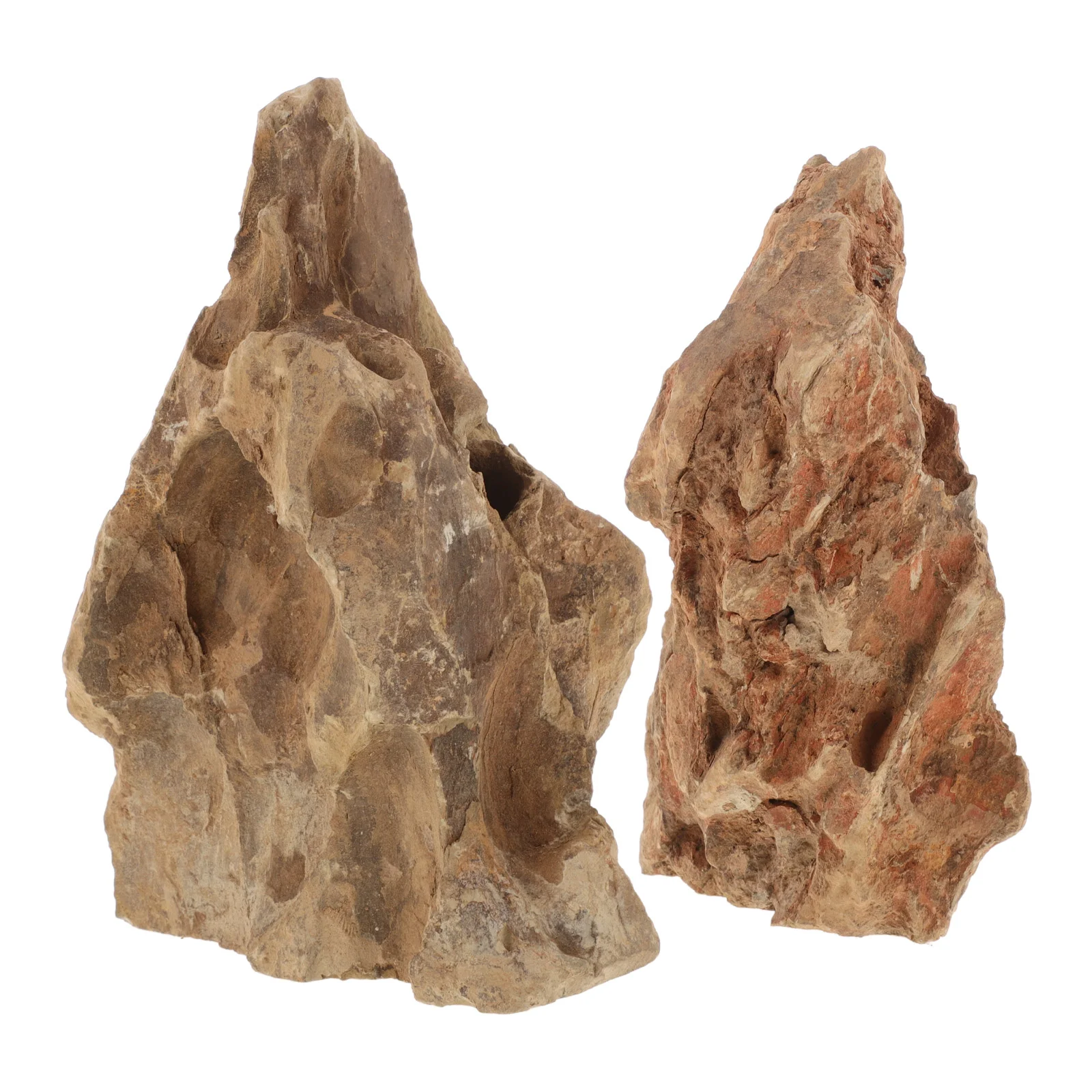 2 шт. каменное украшение для аквариума модель рокарии пейзажное укрытие