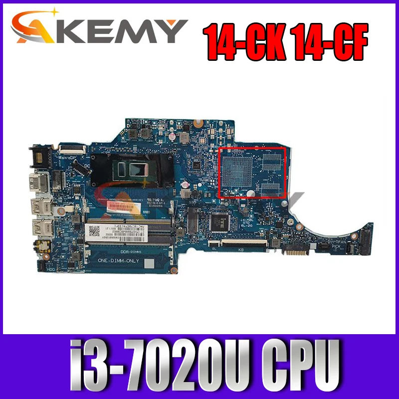 

For Hp 14-CK 14-CF 240 G7 Laptop Motherboard L23230-601 L23230-001 With i3-7020U DDR4 6050A2977601-MB 100% Tested Fast Ship