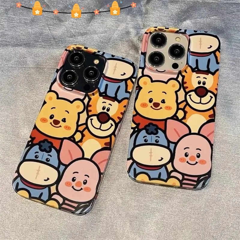 

Чехол для Iphone 14Plus 13 12Promax Xs Max из мультфильма «кавайный Пух»