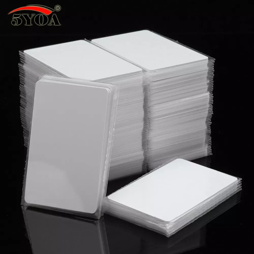 

100pcs/Lot IC Card 13.56MHz ISO14443A S50 MF MFS50 Proximity Smart Universal Label RFID Tag Access Control Card