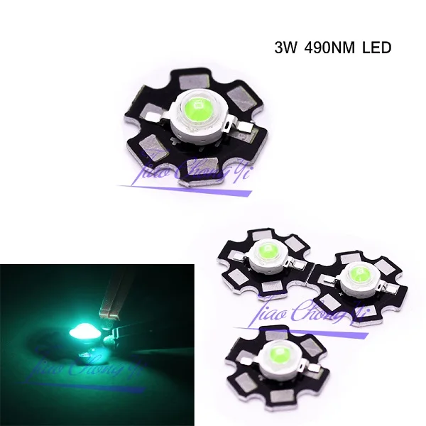 

Светодиодная лампа TiaoChongYi 3W 490NM Ice-blue