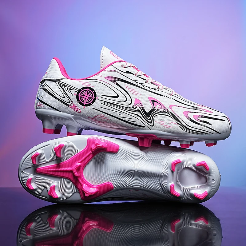 TF/FG Youth Children's Soccer Shoes Student School Sports Training Sneakers Boys And Girls Outdoor Sneakers Size 28-39