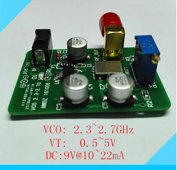 

2.4G frequency sweep interference source VCO manual/external voltage control wifi