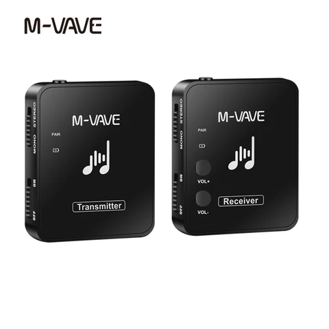 M-vave WP-10 2,4G Беспроводная фотосистема, перезаряжаемый приемник передачи с поддержкой функции монозаписи стерео