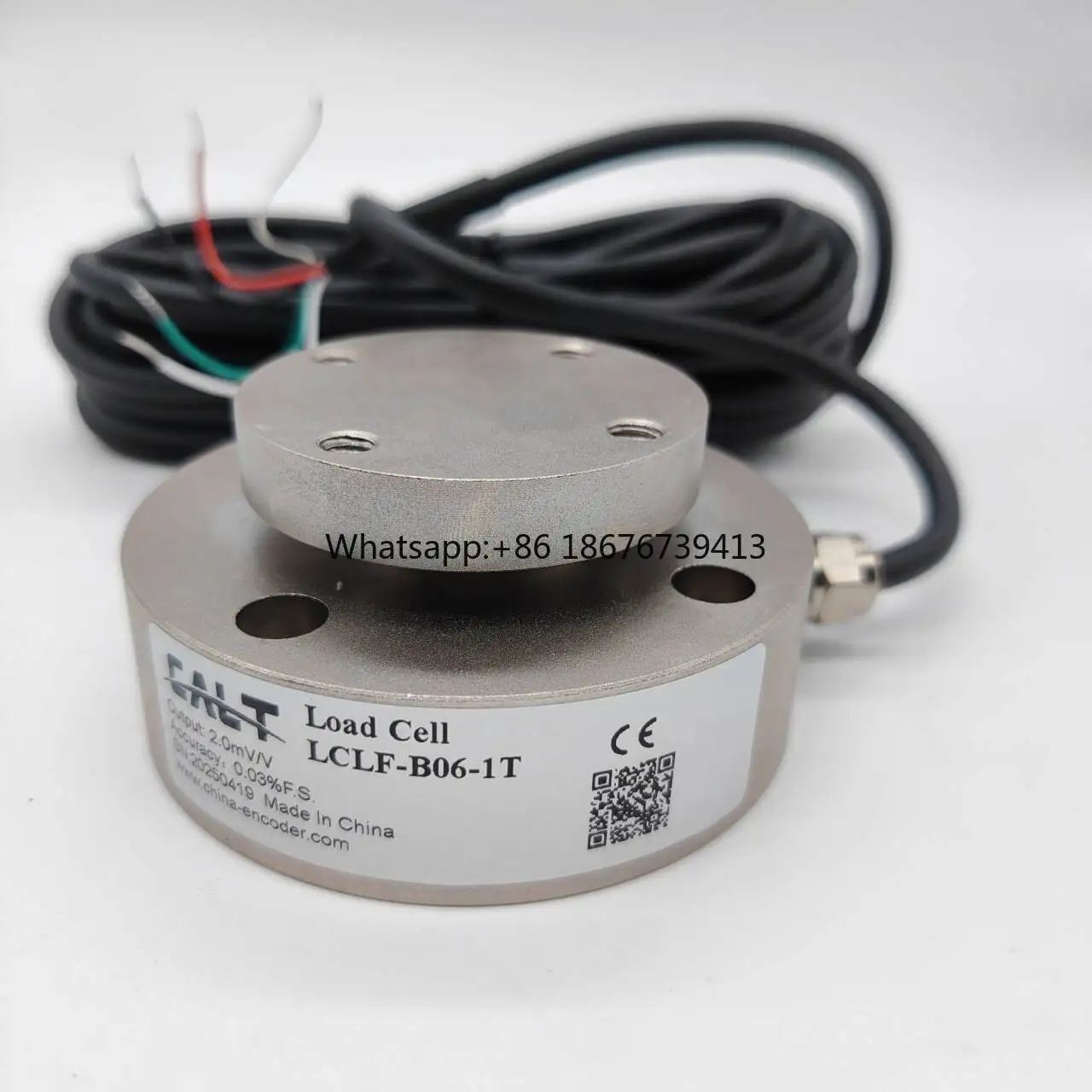 Фото Тензодатчик Pancake Load Cell LCLF-B06-500KG 1T 2T 5T 10T 15T (датчик силы) №1