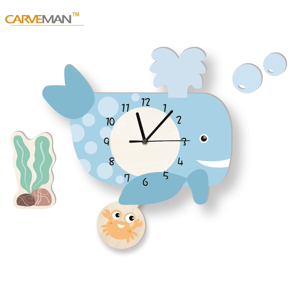 

Настенные часы мультфильм круглые