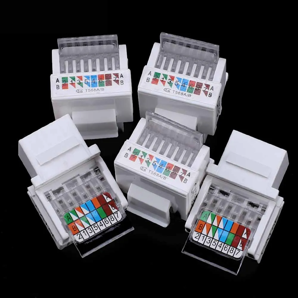 Сетевой модуль UTP CAT5E без инструментов информационный разъем RJ45 компьютерный
