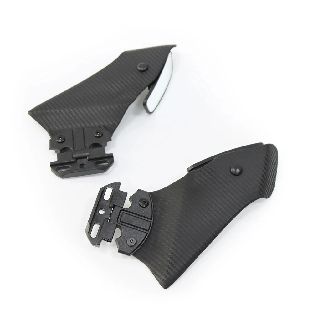 

Обтекатель для мотоцикла Honda CBR250R CBR400R CBR500R CBR600R 650R, обтекатель с боковыми крыльями, спойлер с регулируемыми боковыми полосками, искусственная кожа с зеркалом