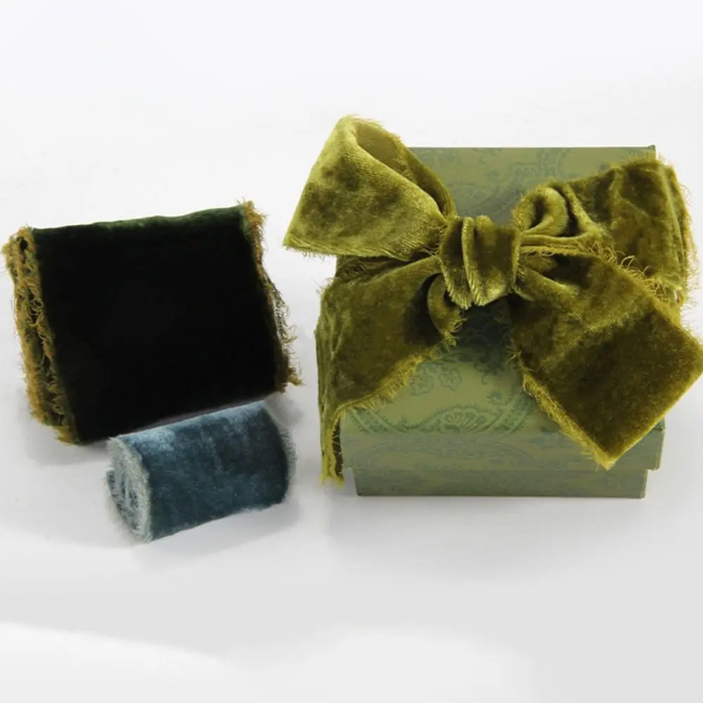 Атласные ленты из велюра 3 ярда/4 см шелковая лента ремень искусственного бархата