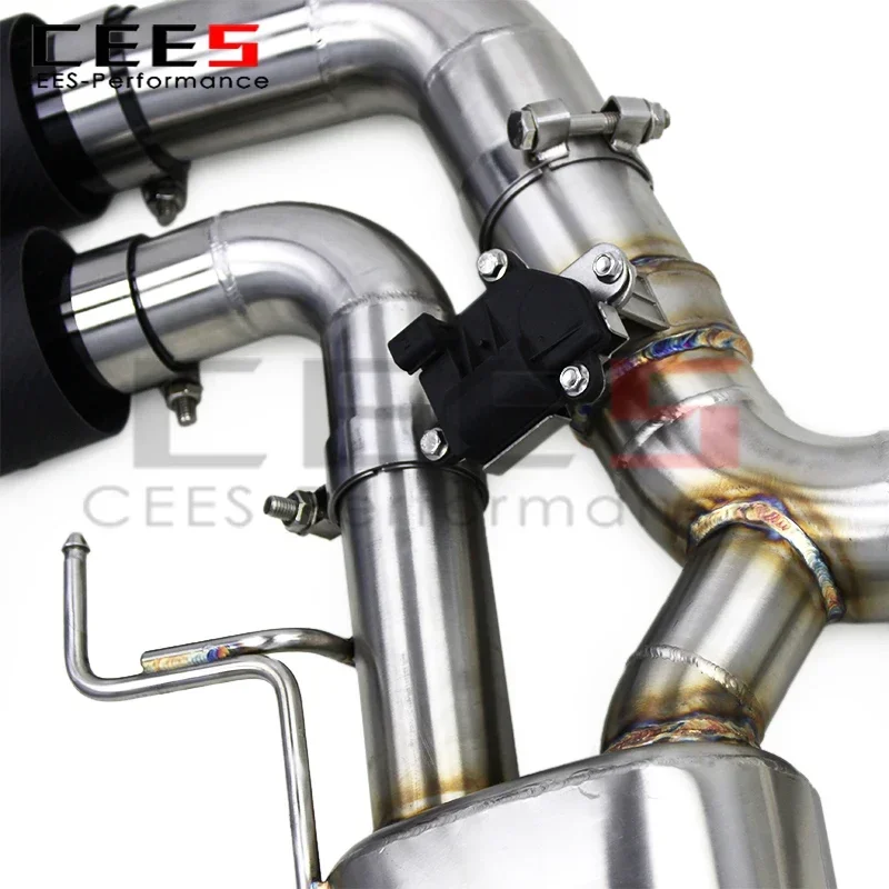Cees выхлопная труба в сборе для BMW M8 F91/F92/F93 4 4T 2017-2023 система глушителя Valvetronic из