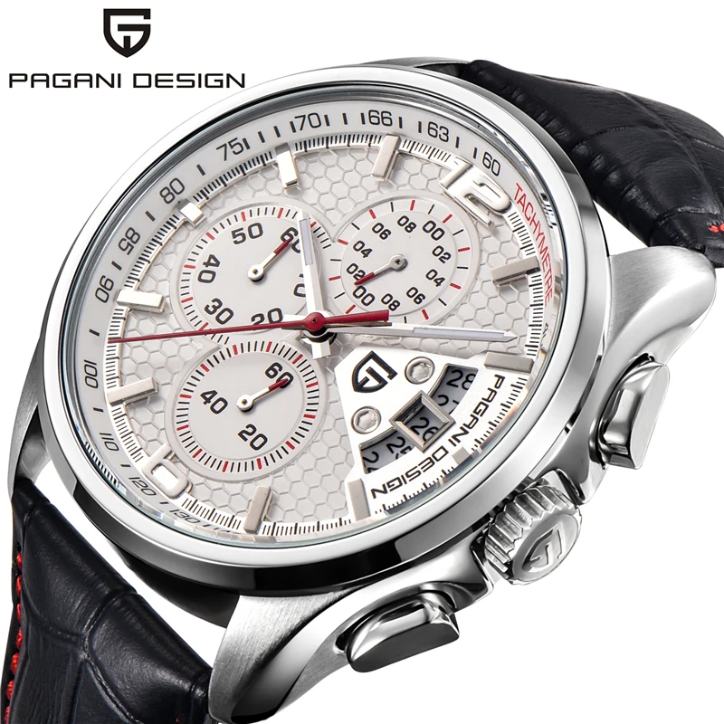 

PAGANI DESIGN Brand Luxury Business Watch Fashion Quartz Wristwatch 30M Waterproof Chronograph Sport Clock For Men Reloj Hombre