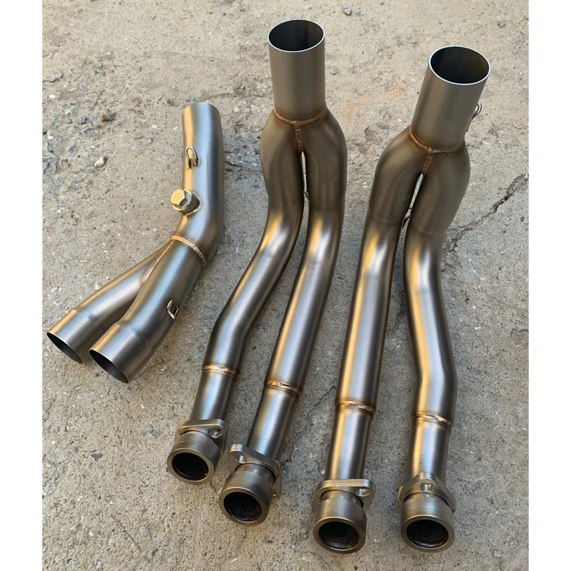 

51MM Slip On For YAMAHA YZF-R6 R6 2006-2016 2012 Full Motorcycle Exhaust System Front Middle Connect Link Tube Escape Muffler