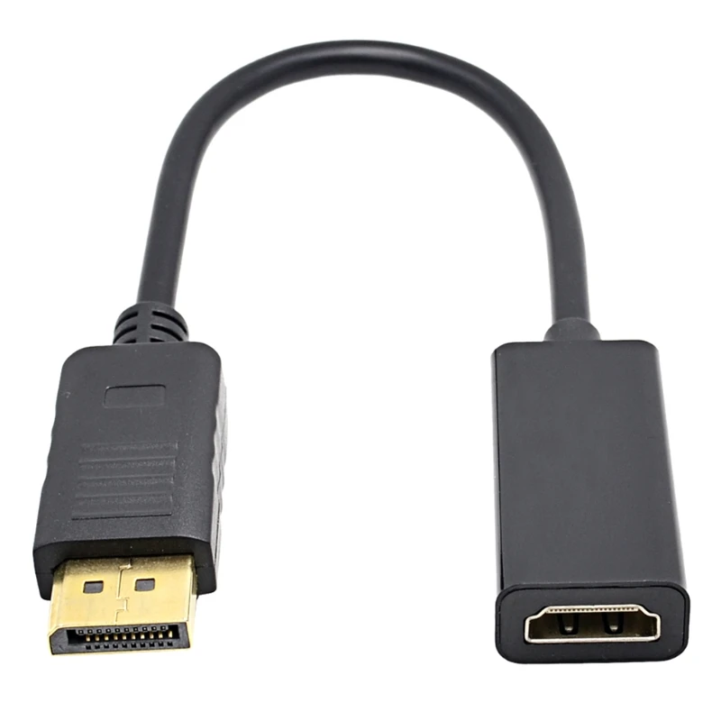Переходник с DP на HDMI-совместимый штекер гнездо для порта дисплея ноутбука ПК к