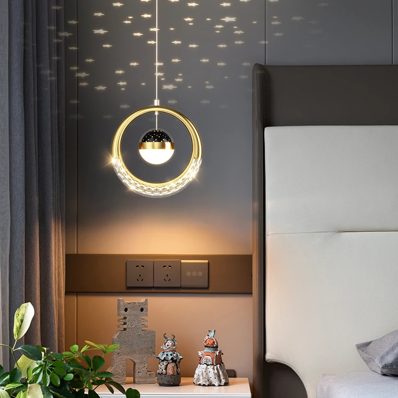 Luxury Led Bedside Ceiling Pendant Lights for Corridor Bedroom Living Room Balcony Lamp Nordic Home Fixture Indoor Lighting