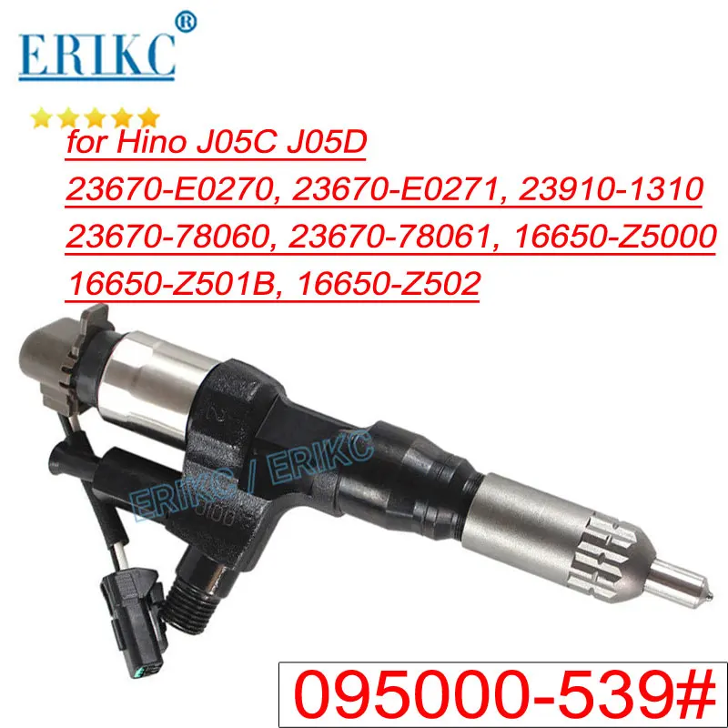 23670-E0270 095000 -5394 Детали впрыска топлива -5391 Дизельный инжектор -5390 для двигателя DENSO