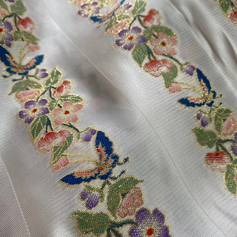 

Love of Butterfly Pomegranate Blossom Woven Gold Makeup Flower Ming Eyebrow Song Clothing Edge Sleeve Edge Hanfu Accessories