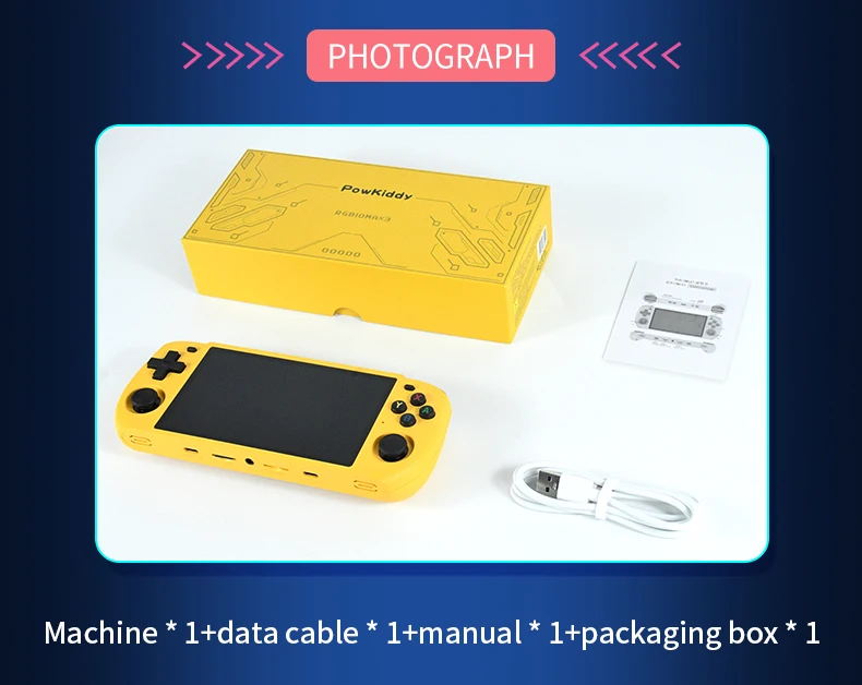 Новая игровая консоль RGB10max3 с ручками портативная ретро-консоль открытым