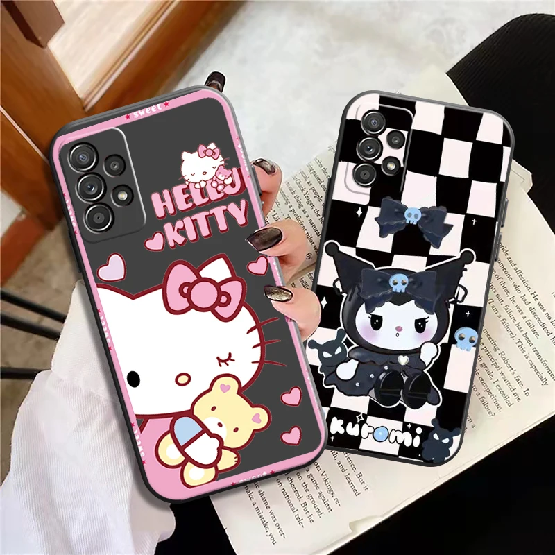 

Hello Kitty Cute Phone Cases For Samsung Galaxy A31 A72 A52 A71 A51 5G A42 5G A20 A21 A22 4G A22 5G A20 A32 5G A11 Carcasa