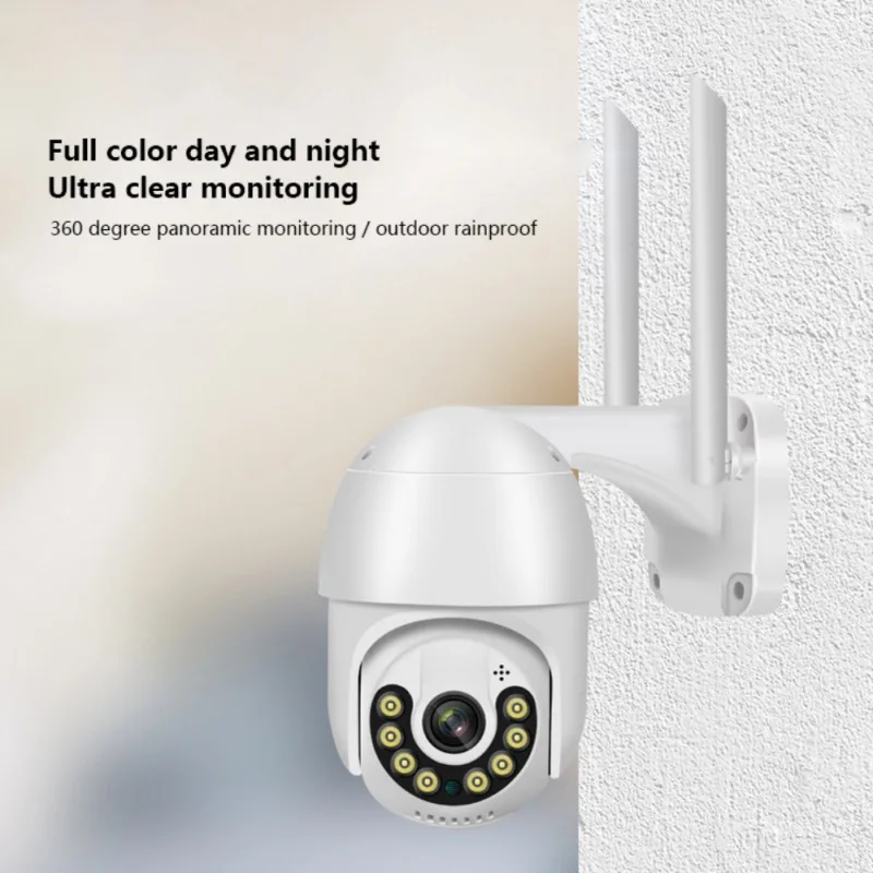 

1080P 3MP Home Security Camera WiFi Smart Camera 360° View Night Vision Motion Detection Alarm Waterproof Audio Video Recording