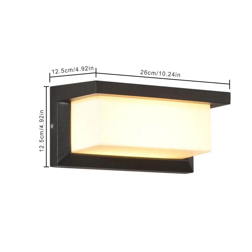 

Waterproof LED Wall Mounted Lamp Vintage Outdoor Sensor Light Balcony Courtyard Lighting Light