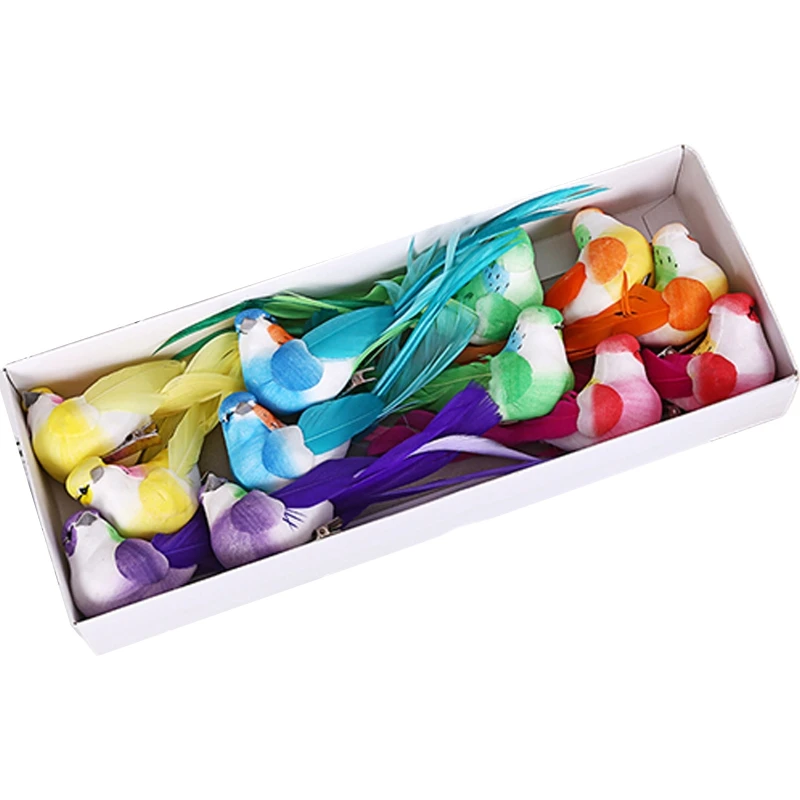 

Декоративная Птица из пенопласта D0AD, 5,9x1,3x1,5 дюйма, украшение для дома, общежития, магазина, товары для свадебной церемонии, милая птица