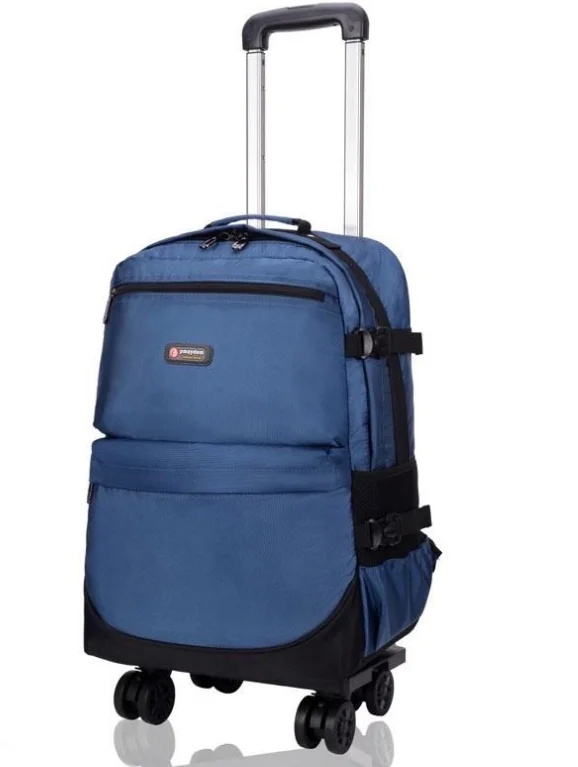 24 Inch Travel luggage Rolling Backpack Bag Suitcase Women Rolling bag wheels Men Travel trolley bag Wheeled backpack for travel