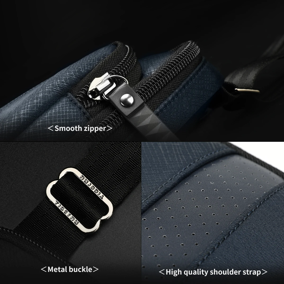 Водонепроницаемая мужская сумка через плечо из ТПУ