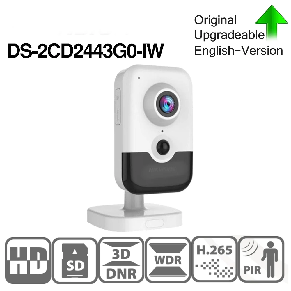 Vikylin оригинальная IP-купольная камера DS-2CD2443G0-IW 4 Мп IR Fixed Cube WIFI PoE Built-in динамик