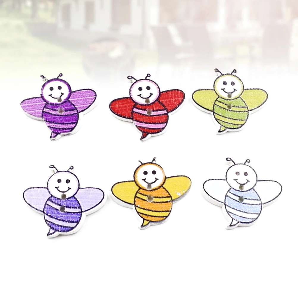 

100 Pcs Scrapbook Embellishments Kids Craft Button Craft Kids Vintage Buttons Woodsy Decor Sewing Buttons Decorate