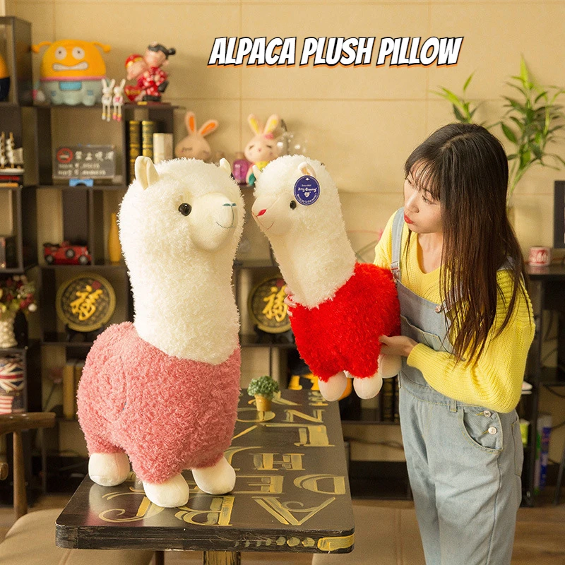 

Plush Pillow Alpaca Doll Plush Toys Cute Lamb Sleeping Pillow Rag Children Doll Birthday Gift Cute Pillow Free Shipping