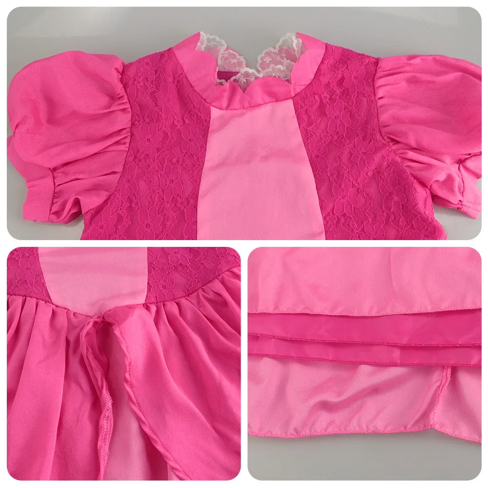 Фото Женский костюм Sweet Pincess Peach для косплея, вечерние костюмы на Хэллоуин, маскарад, одежда №4