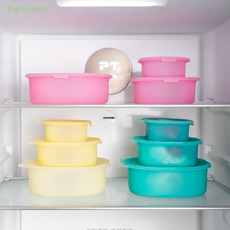

Fresh-keeping Box Food-grade Silicone Storage Box Fruit Vegetable Refrigerator Vegetable And Meat Storage Box Frozen Kitchen
