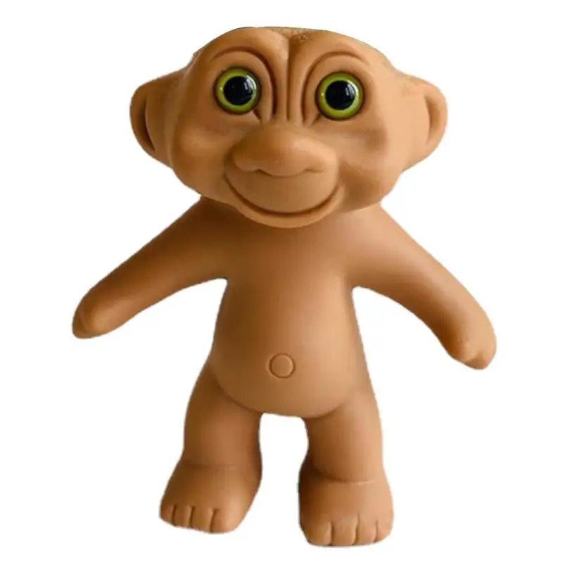 

Горшок для растений-троллей, необычный цветочный горшок, украшение для троллей с дренажным отверстием, полимерный артефакт, украшение для д...