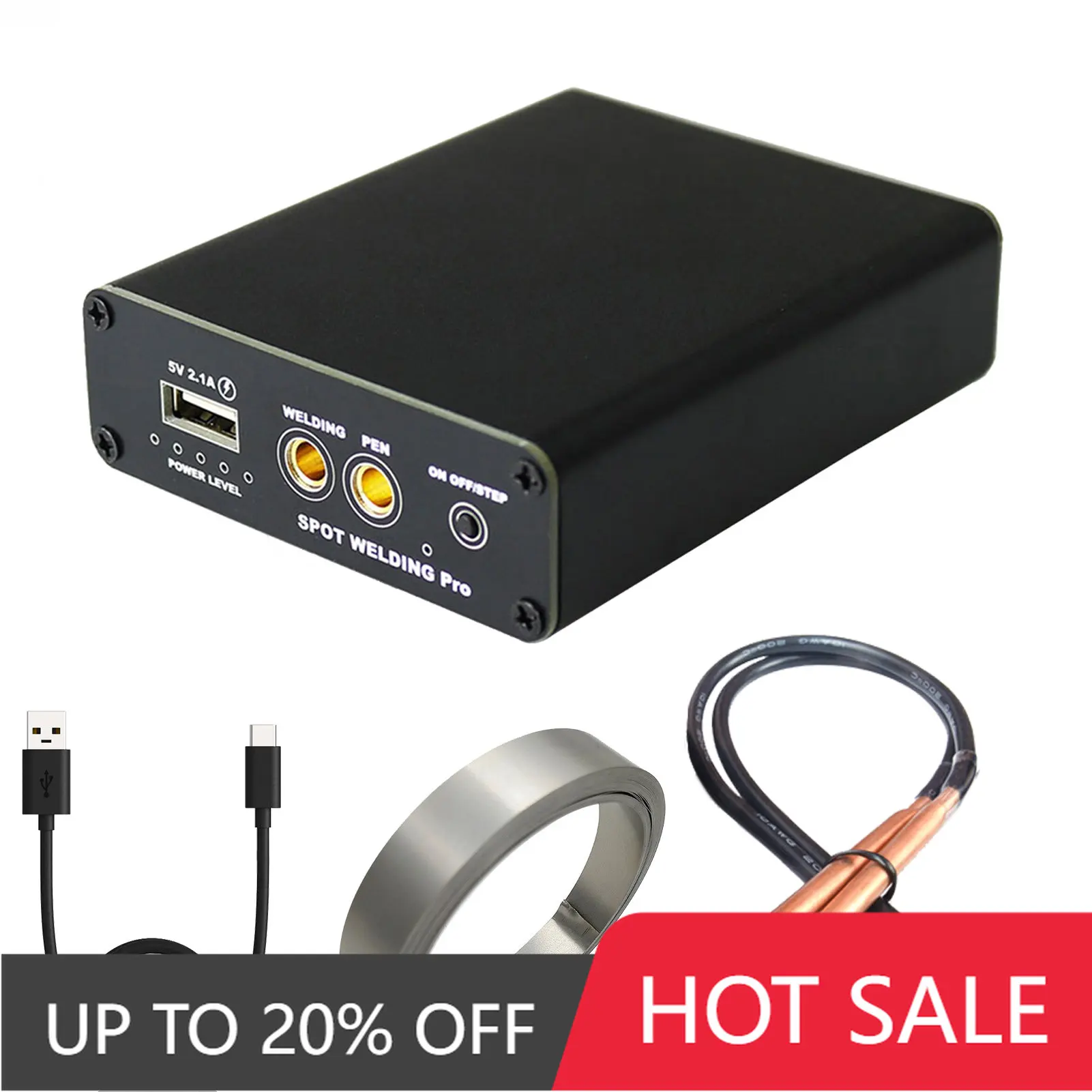 

DHJ002 Handheld DIY Spot Welder 18650 Battery Nickel Plate Spot Welding