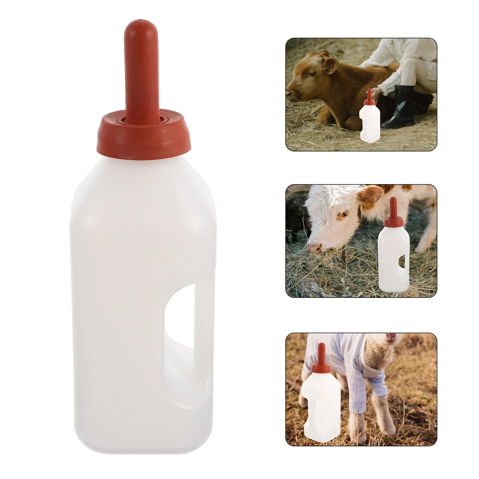 

Feeding Supplies Livestock Milk Feeders Little Bottles Young Silicone Water Lamb Pet Cow Goat Sheep