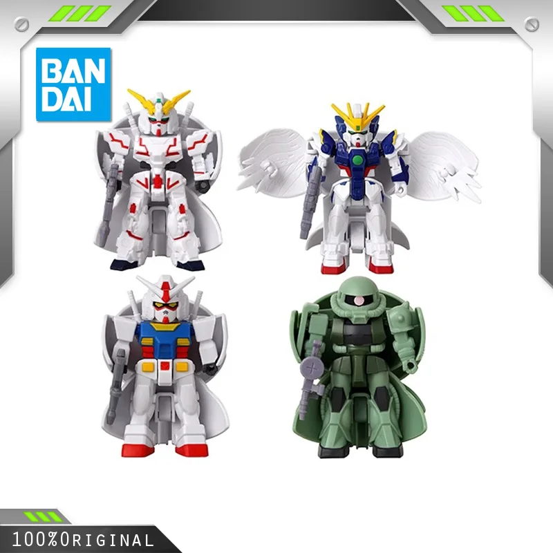 

Фигурки героев аниме BANDAI GUNDAM Gacha, единорог, крыло EW ZAKU, но герои, рождественские подарки