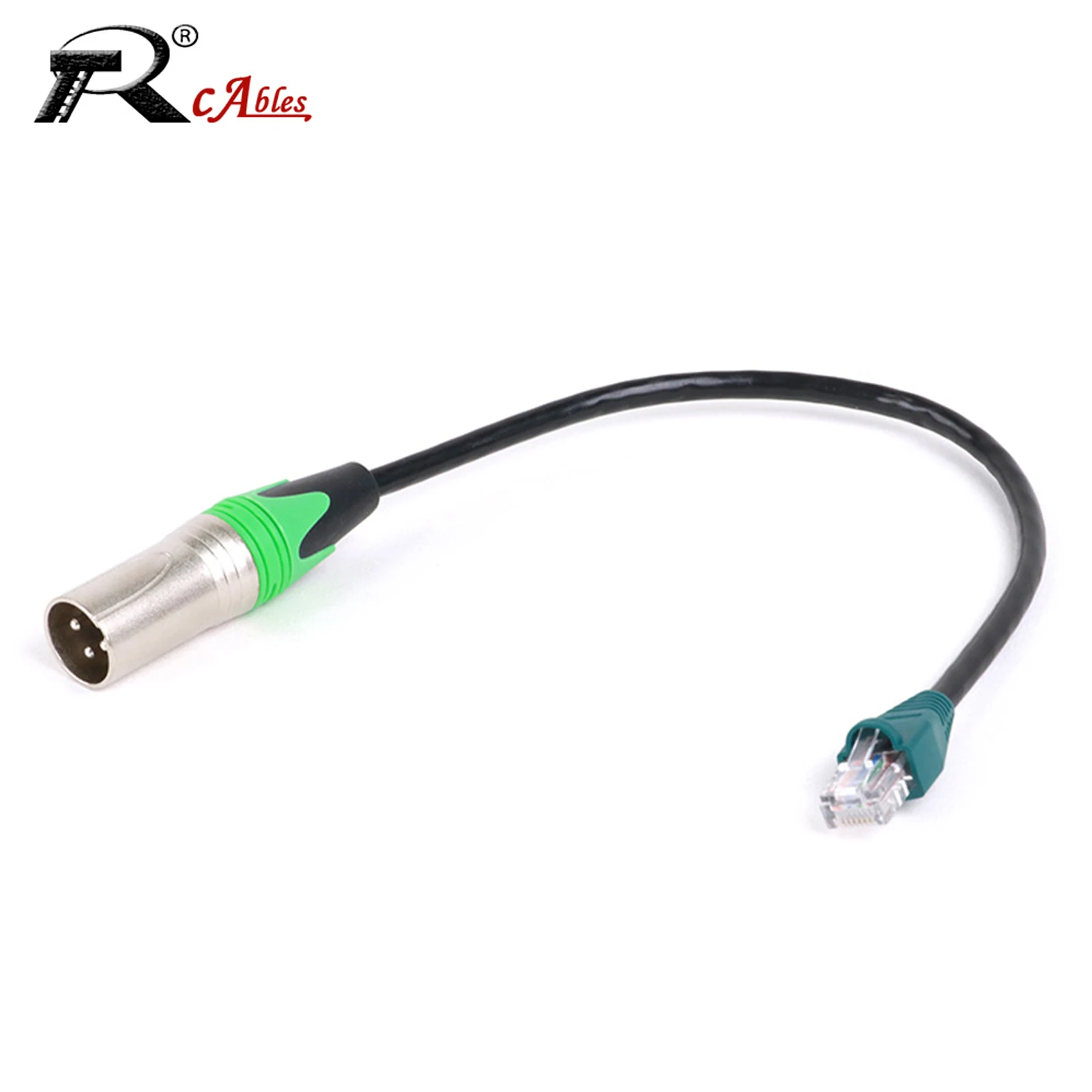 Сетевой адаптер-преобразователь 3pin XLR Male к RJ45 кабель UTP CAT6/CAT5 для микрофона