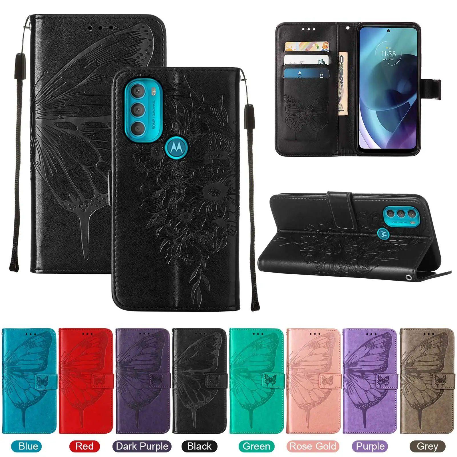 

Чехол-подставка для телефона Motorola Moto G9 plus Edge 20 X30 G51 G71 G50