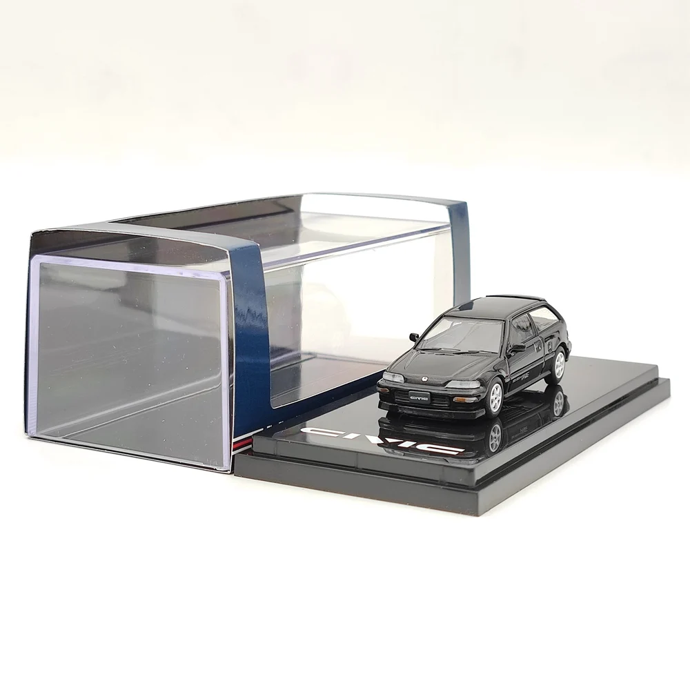 

Hobby Japan HJ641031CBK 1/64 For H~da Civic (EF9) SiR Ⅱ Cstomized Version Black Diecast Toys Car Collection Gifts
