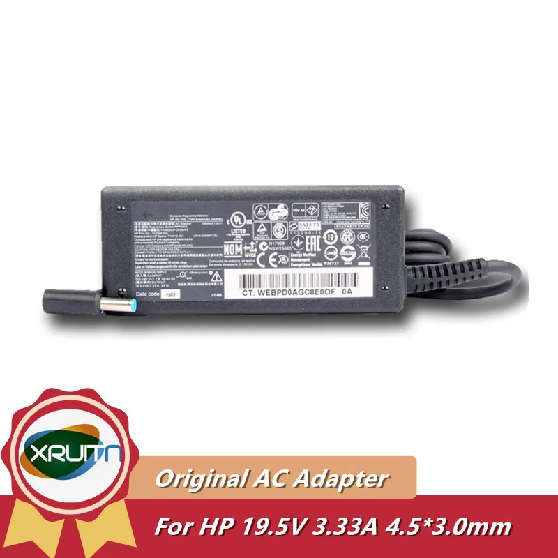 

Genuine Original For HP 255 G7 Laptop NoteBook Charger AC Adapter Power Supply 19.5V 3.33A ADP-65HB HC 753559-003 613149-001