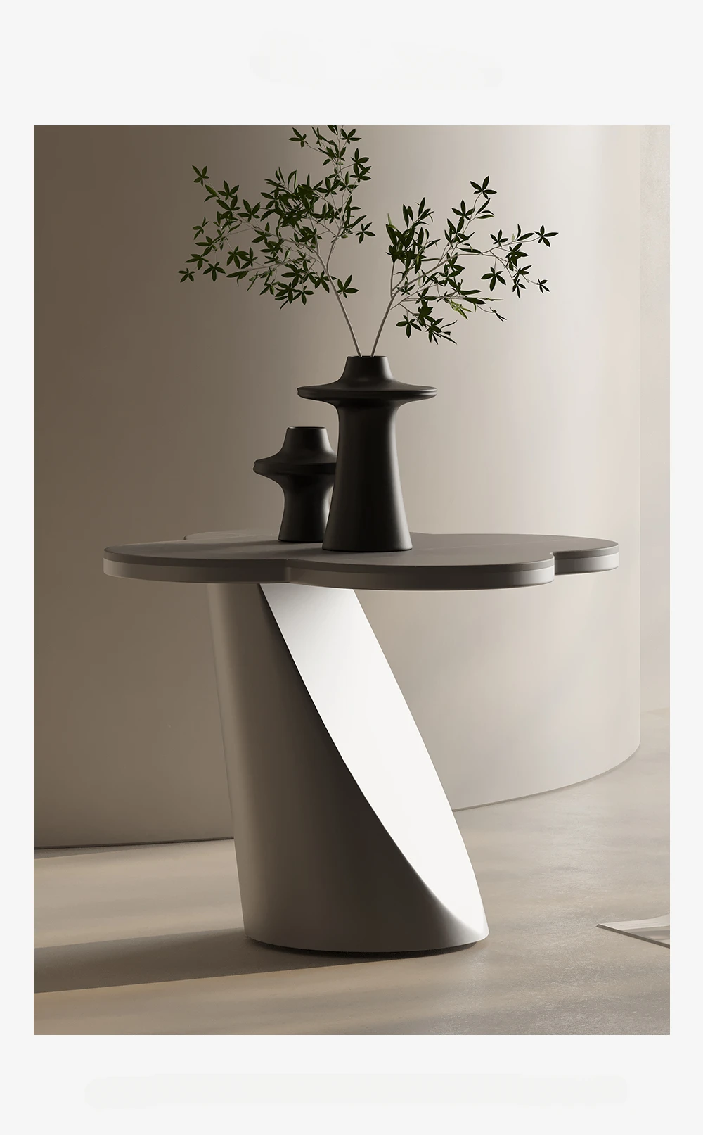 Designerski model sofy z kamiennej płyty o specjalnym kształcie Mały stolik kawowy Prosty narożny ze stali nierdzewnej