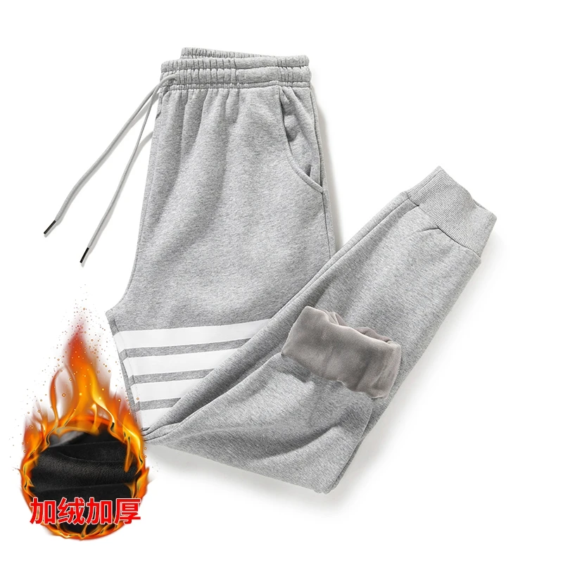 

Cargo Pants Korean Fashion Sweatpants 2022 Winter Mens Clothing Brand Clothes Casual Hombre Streetwear Cotton Trousers Add Wool