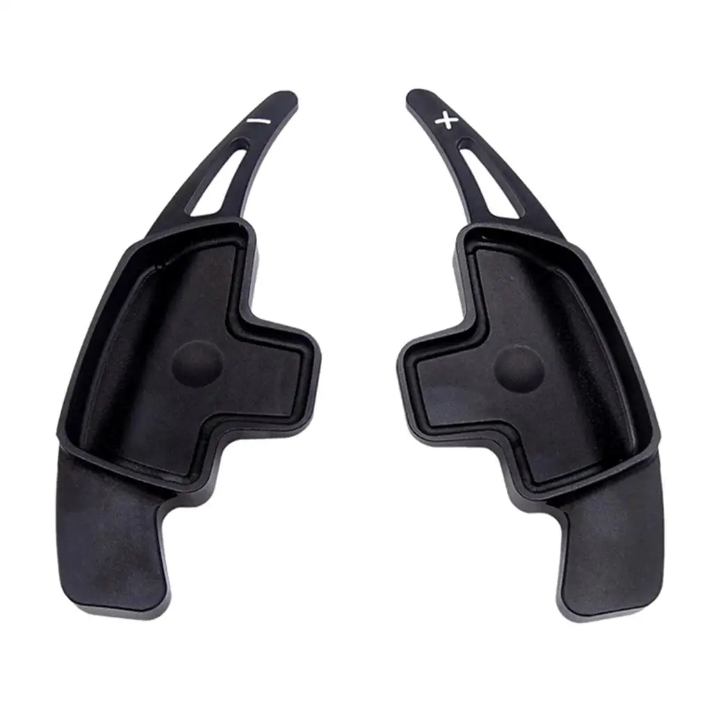 

1 Pair Black High Quality Steering Wheel Paddle er Extension for , Aluminum-Alloy Paddle Blade