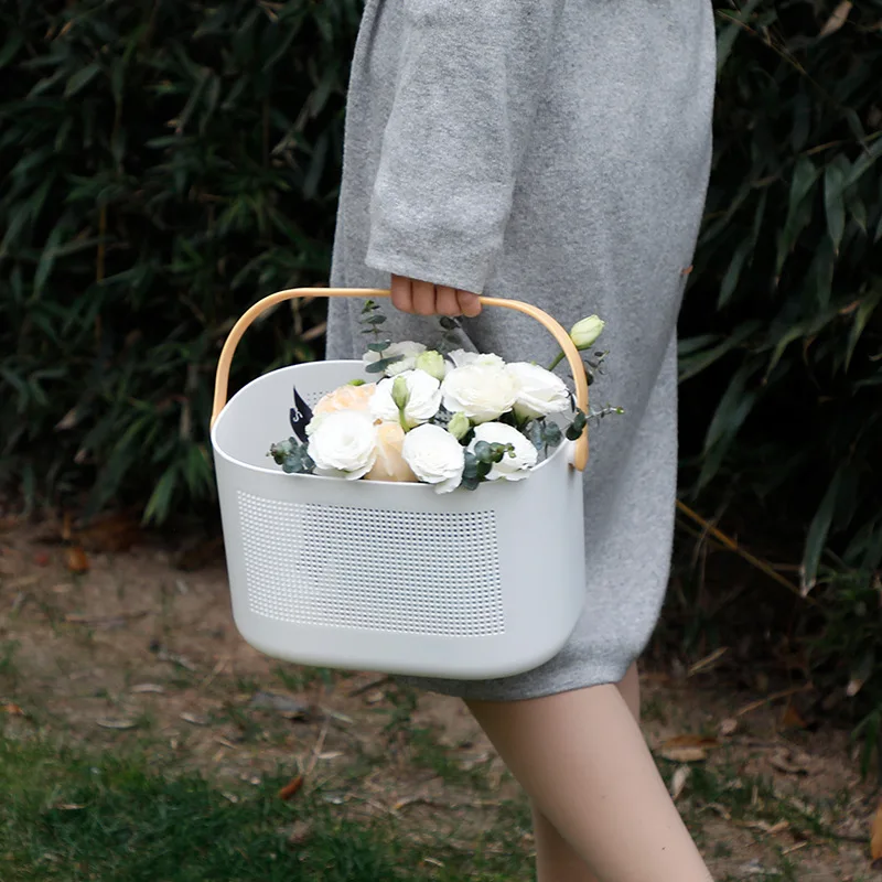 

Портативная корзина для ванной, корзина для ванны, корзина для хранения в ванную комнату в колледже, общежитии, ванной комнате