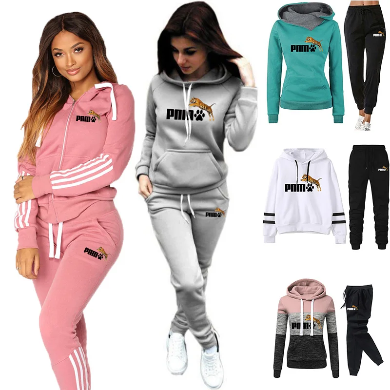 

2022 Autumn Hot Sale Women's 5 Styles Tracksuits Hoodies and Sweatpants High Quality Ladies Daily Casual Sports Jogging Suits