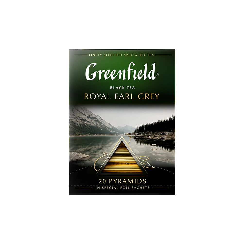 Чай черный Greenfield Royal Earl Grey в пирамидках 20 шт | Продукты